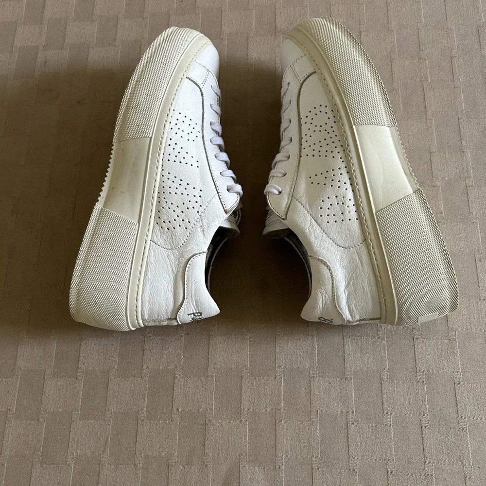 P448 Thea Perforated Platform Sneakers